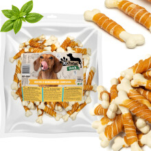 Delikatess, snack til hunde Terninger med kylling og torsk Mr. Pretzel 500g