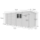 17 x 6 Pent Shed Tanalised (Double Door, With Windows) 4