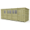 17 x 6 Pent Shed Tanalised (Single Door, With Windows) 2