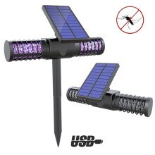 Solar Mosquito Killer Outdoor Waterproof Garden Light, Mosquito Trap Lamp for Patio, Yard and Balcony Use