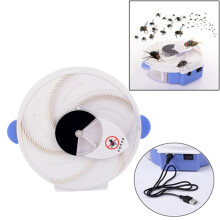 Electric Rotary Fly Catcher, USB Rechargeable Mosquito Killer Trap for Indoor Use, Quiet Insect Control Device for Home, Kitchen and Office