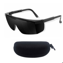 Laser Safety Glasses with Case, Protective Eyewear for Laser and UV Hair Removal