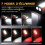 Powerful Rechargeable Work Light, LED Workshop Light with Magnetic Base, Flashlight with IPX6 Waterproof 2