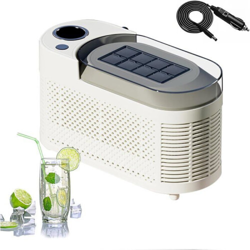 Portable Mini Ice Maker – 8 ice cubes in 10 min, dual mode, 12V