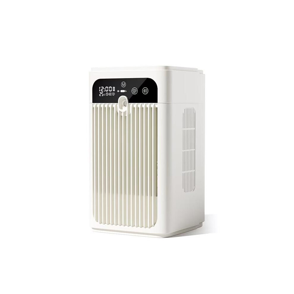 Mini Portable Air Cooler Fan With 500Ml Tank, Mist Function, 10-Hour Timer, Mains/Usb Powered, Quiet, High Output For Students And Office Us 6083684425554
