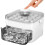 Portable Ice Maker - RUSSBOY - 50 Cubes - Easy Push-Button Lid - Pull-Out Ice Drawer 1