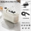 Portable Mini Ice Maker – 8 ice cubes in 10 min, dual mode, 12V 3