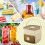 Press Ice Maker, 48 Compartment Press Type Ice Cube Maker, Freezer Ice Cube Tray with Container, Reusable 6