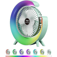 Battery Powered Pedestal Fan, USB-C Rechargeable Quiet Table Fan with Adjustable Airflow and Portable Cooling for Home, Office, and Bedroom