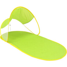 Pop Up Beach Tent with UV Protection, Foldable, Green, Portable Sun Shelter for Outdoor Use