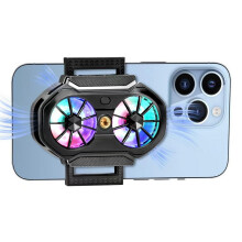 Magnetic Peltier Cooling Pad for Phone and Tablet, RGB Air Cooler Fan with Quiet High Speed Cooling