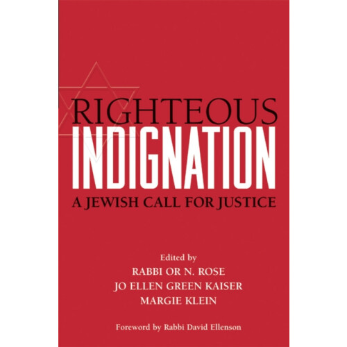 Righteous Indignation A Jewish Call for Justice Paperback Book