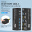 8K 60Hz DP/-Compatible KVM  USB 3.0 2 Monitors 2 Computers KVM  for Mouse Keyboad Monitor EU Plug 5