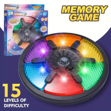 (6-in-1 Round Memory Game) (6-in-1 Round Memory Game) 6-in-1 Round Memory Game Machine, Handheld Electronic Memory Game With Lights And Sounds