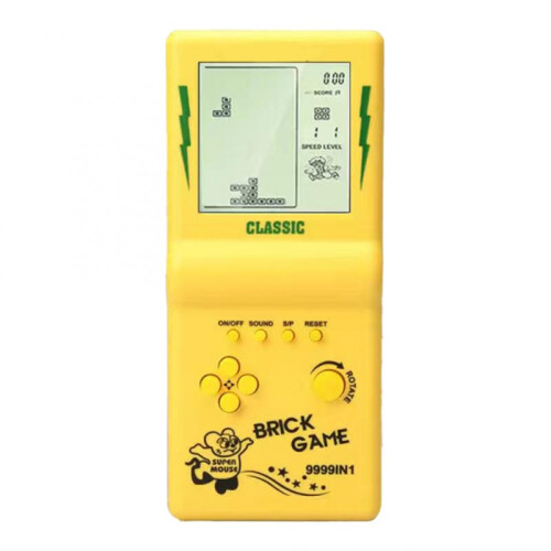 Nostalgic Pocket Game Classic Retro Handheld Players Yellow 1