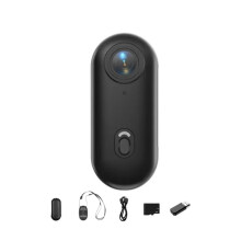 4K WIFI Daumen-Actionkamera 1080P Körperkamera Freihändige POV-Aufnahme mit 64G-Karte für Arbeit, Reisen, Haustier, Schwimmen, Radfahren A