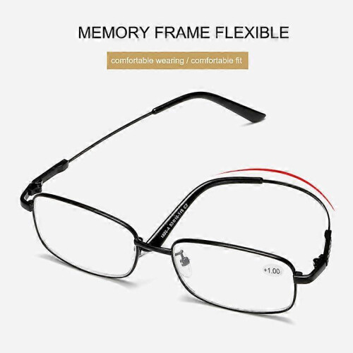 (350, B) Ultralight Reading Glasses Multifocal Presbyopia Hyperopia Flexible for Elders 2