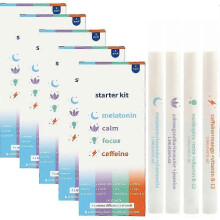 (5Boxes) Set of 4 Air Freshener Diffuser Pens - Boost Focus, Clear Breath, Relaxation - Herbal Aromatherapy for Sensory Use