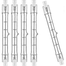 Pack Of 5 Haloline 64696 Halogen Lamp 120 Watt 230 Volt R7s 118 Mm Length Former 150 Watt 2300 Lumen 2950 Kelvin Warm White Ac35303 Edition 0923