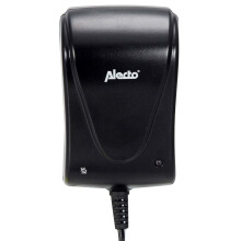 Universel Eco-strømadapter, 1500 mA, 8 stik, sort