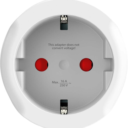 Reiseadapter for Europa til Sveits, Italia, Brasil