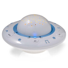 Stjernehimmel babyprojektor med vuggeviser og lydsensor