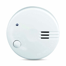 Detector de fumaça a bateria, 5 anos de duração, 85 dB, branco