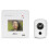 Visor digital para porta com tela de 2,4", branco 2