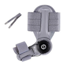 (grey) Toe Corrector Adjustable Splint Toe Straightener Wrap Breathable Ingrown Toe Correction Tool Day/Night Use Pain Relief Toe Support Straightener