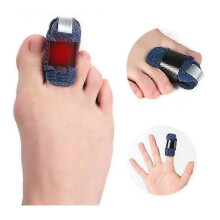 Toe Straightener Brace for Bent Toes Broken Toe Support Splints Comfortable Breathable Wrap