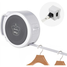 Varal Retrátil para Roupas Internas e Externas, Varal com Fivela de Travamento Antiderrapante para Banheiro, Lavanderia