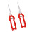2Pcs Rust Resistant Stainless Steel Gardening Clippers Portable 1