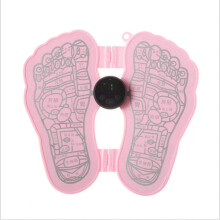 (Pink) Foot Massage Insoles Reflexology Acupuncture Therapy Walk Stone Shoes Pad