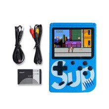 (Blue, Single) (Blue, Single) Handheld Game Console Game Player Game Boy Video Portable Mini 400 Games Retro