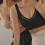 Stretchy Supportive Wirefree Bra Full Coverage-Black M 11
