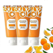 New model Orange Enzymes Exfoliating, Natural Orange Peeling Gel Face Scrub, Deep Cleansing Moisturizing Facial Exfoliator for All Skin