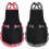 CAKMGER 2-Pack Kitchen Organizer, Waterproof, 2 Pockets, Adjustable, Universal Kitchen Storage Bag 1