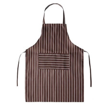 (Blue) Pufo Simple Kitchen Apron Cooking Apron Universal Size Brown Minimalist Style Oil-Resistant Unisex Home Kitchen Apron