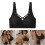 Stretchy Supportive Wirefree Bra Full Coverage-Black M 4