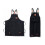 Kitchen Apron Black Unisex Adjustable Pockets 100% Cotton Set 2