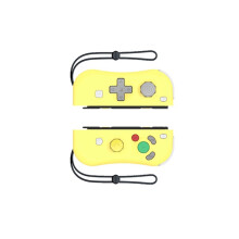For Wireless Joypad Controller with RGB Lamp Game Console L/R Handle Grip Gaming Controller A