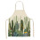 Multicolor Cactus Print Kitchen Apron, Waterproof, Multiple Sizes 1