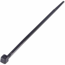 ConnektGear Cable Tying - Black - 100 / Pack Pack - Cable Tie - 30 cm (11.81") Length -Nylon, Plastic