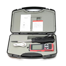 Hot Wire Anemometer, Handheld Air Flow CMF Meter, Rechargeable Air Velocity /Air Volume Meter /Wind Force Meter