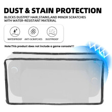 Dust Cover for 2 Game Console Dock Protective Case Sleeve Anti Scratch Dustproof Black