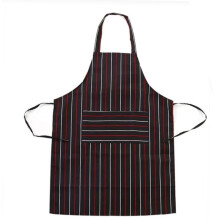 Pufo Simple Kitchen Cooking Apron Black Stripe Universal Size Stain-Resistant Waterproof Easy Clean