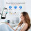 RF Remote Control Page Turner for  Paperwhite for Taking Photo Camera Video Recording Remote Trigger 4