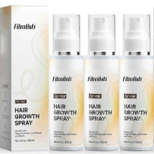(3) Hair Growth Spray, With Cypress Leaf Extract and Biotin, Non-Greasy, Helps Prevent Hair Thinning & Hair Loss, for Scalp