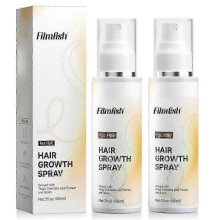 (2) Hair Growth Spray, With Cypress Leaf Extract and Biotin, Non-Greasy, Helps Prevent Hair Thinning & Hair Loss, for Scalp