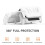 For    Ally X Full Protective Case Cover TPU Case with Detachable Front Shell Case Frosted Handheld White 2